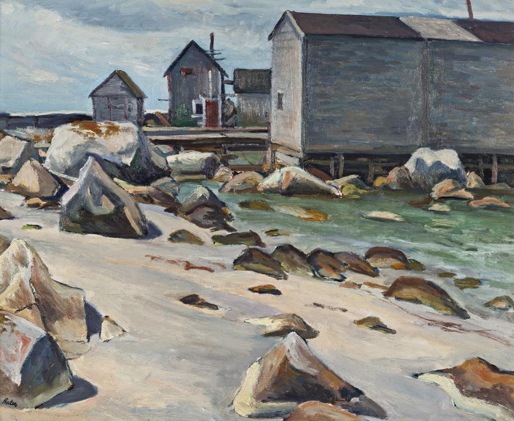 Jack Beder (1910-1987) - Low Tide, Nova Scotia