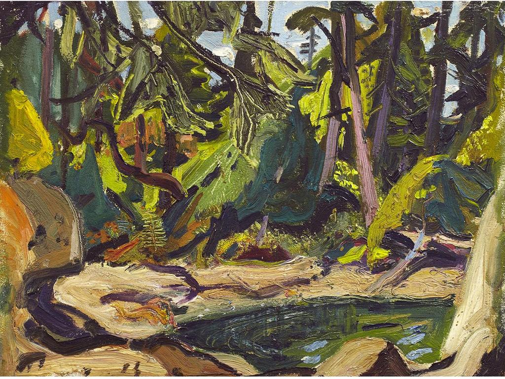 Arthur Lismer (1885-1969) - Pool In A Forest Clearing