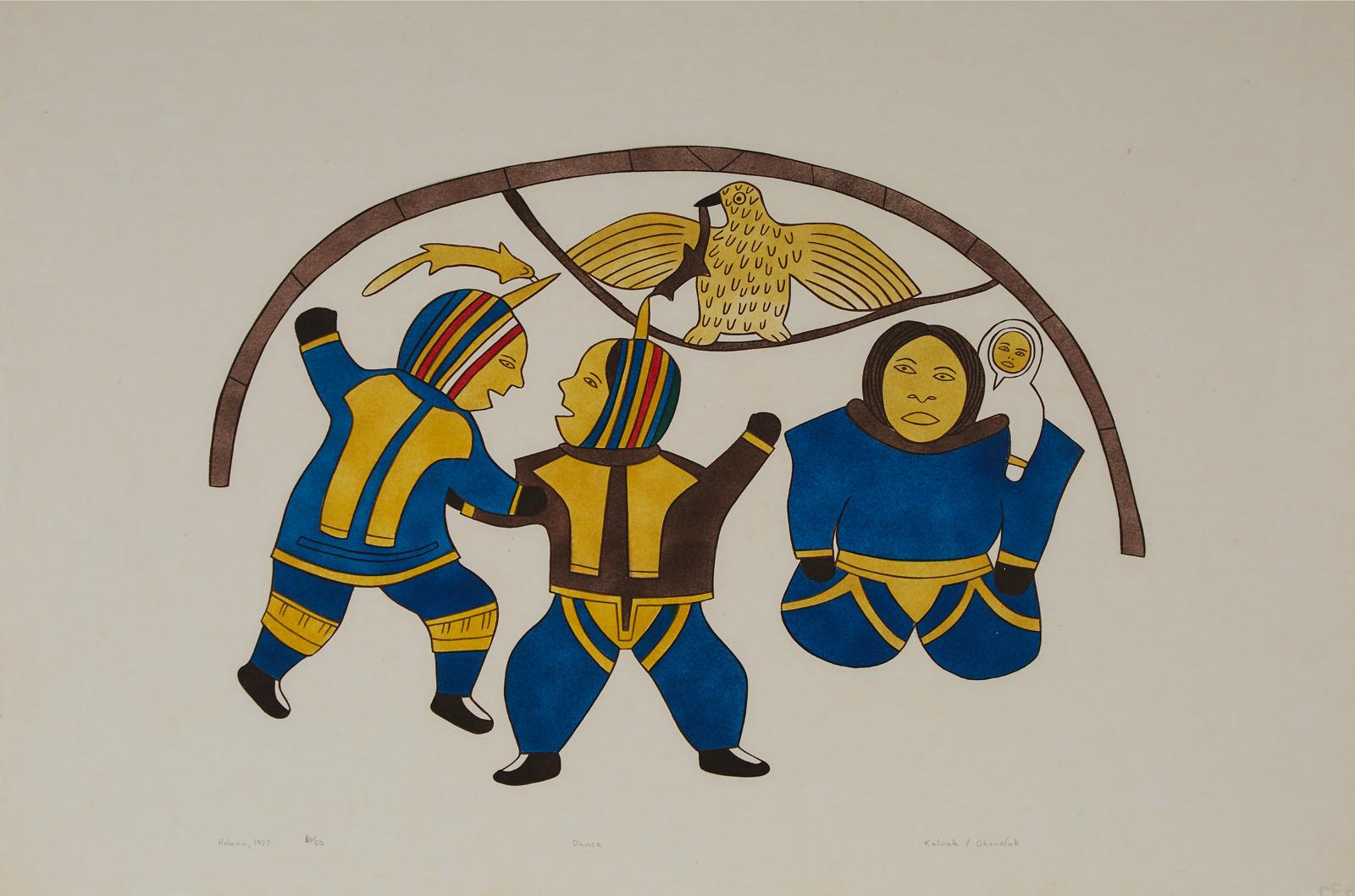 Helen Mabel Nigiyok Kalvak (1901-1984) - Dance