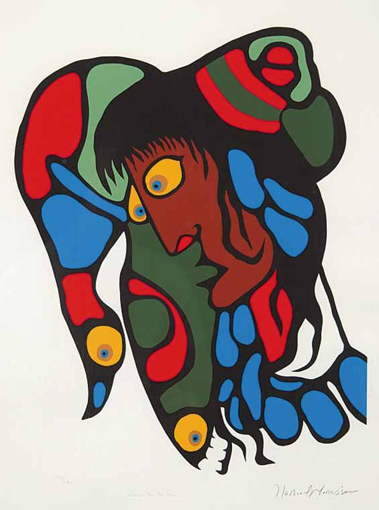 Norval H. Morrisseau (1931-2007) - Vision to Its Soul  #155/195