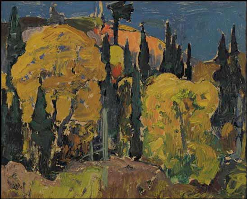 James Edward Hervey (J.E.H.) MacDonald (1873-1932) - Spruce and Maple, Algoma