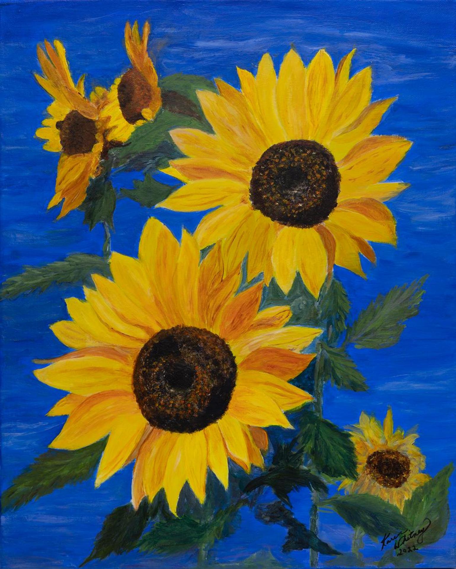 Karen Whitney - Sunflowers for Ukraine