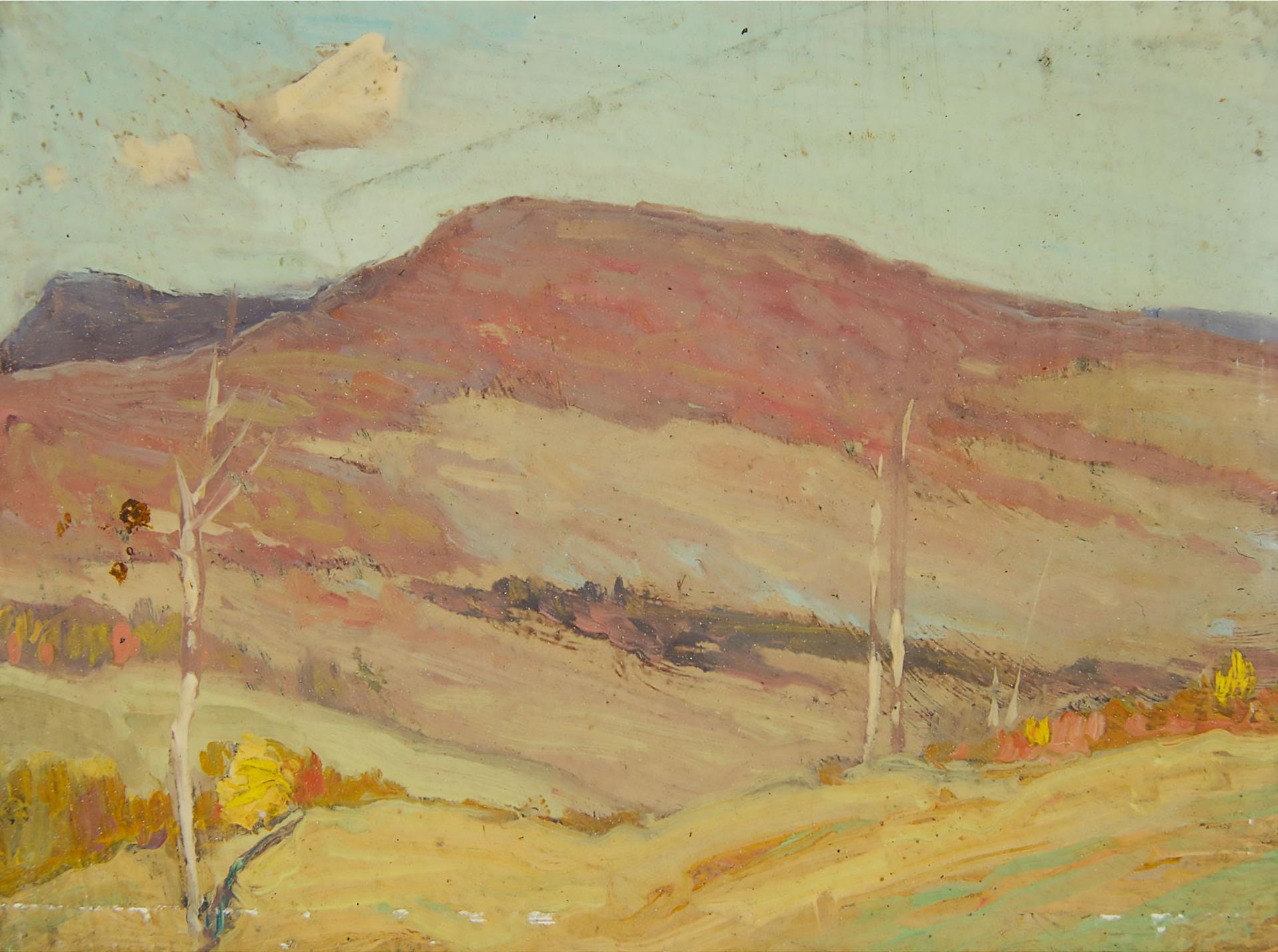 James Edward Hervey (J.E.H.) MacDonald (1873-1932) - Valley At St. Jovite, Que., Laurentians, Ca. 1913