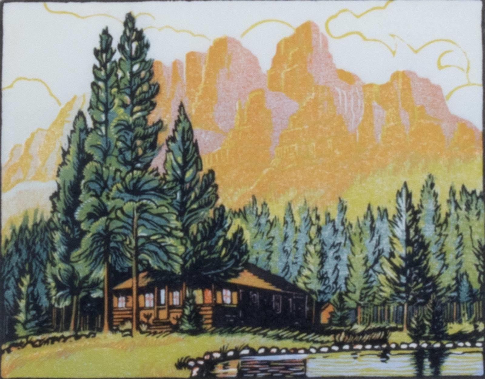 Margaret Dorothy Shelton (1915-1984) - Castle Mountain; 1978