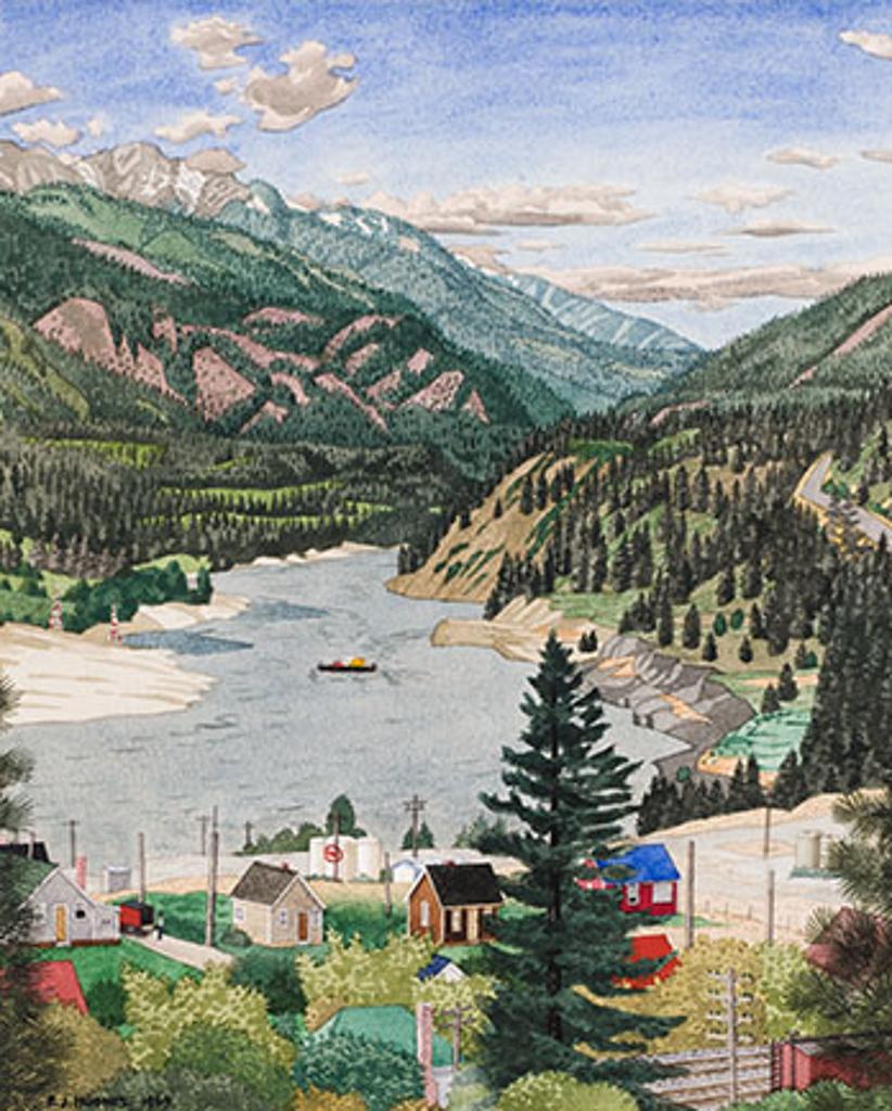 Edward John (E. J.) Hughes (1913-2007) - Fraser River near Lytton, BC