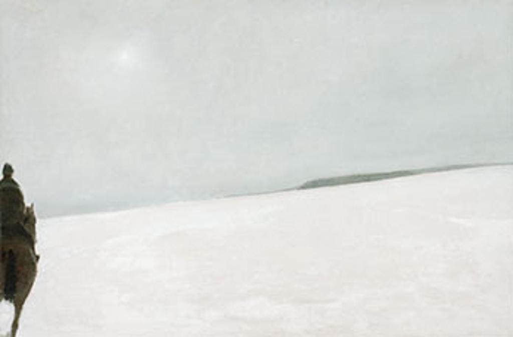 Jean Paul Lemieux (1904-1990) - Le Cavalier dans la neige