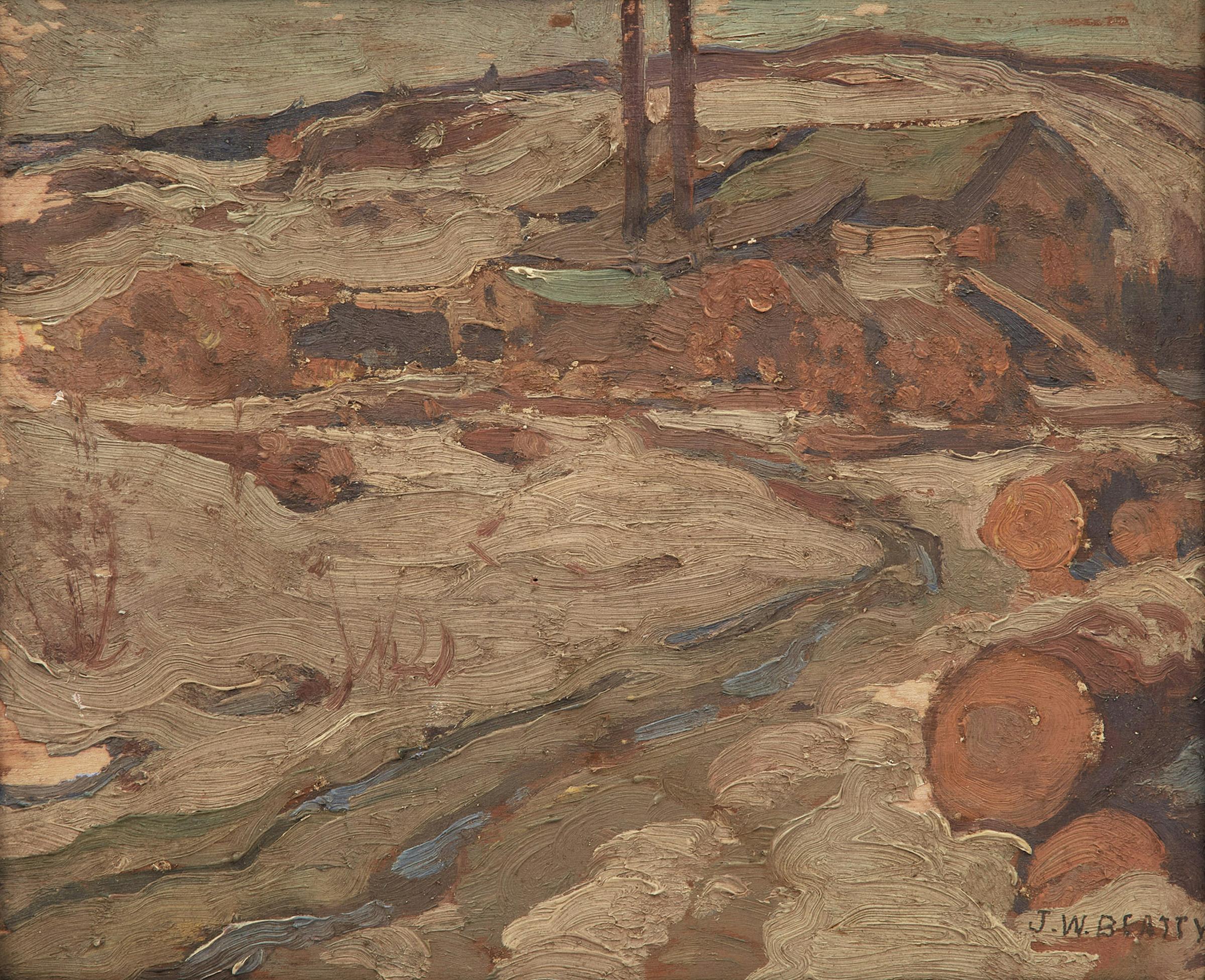 John William (J.W.) Beatty (1869-1941) - Lumber Mill