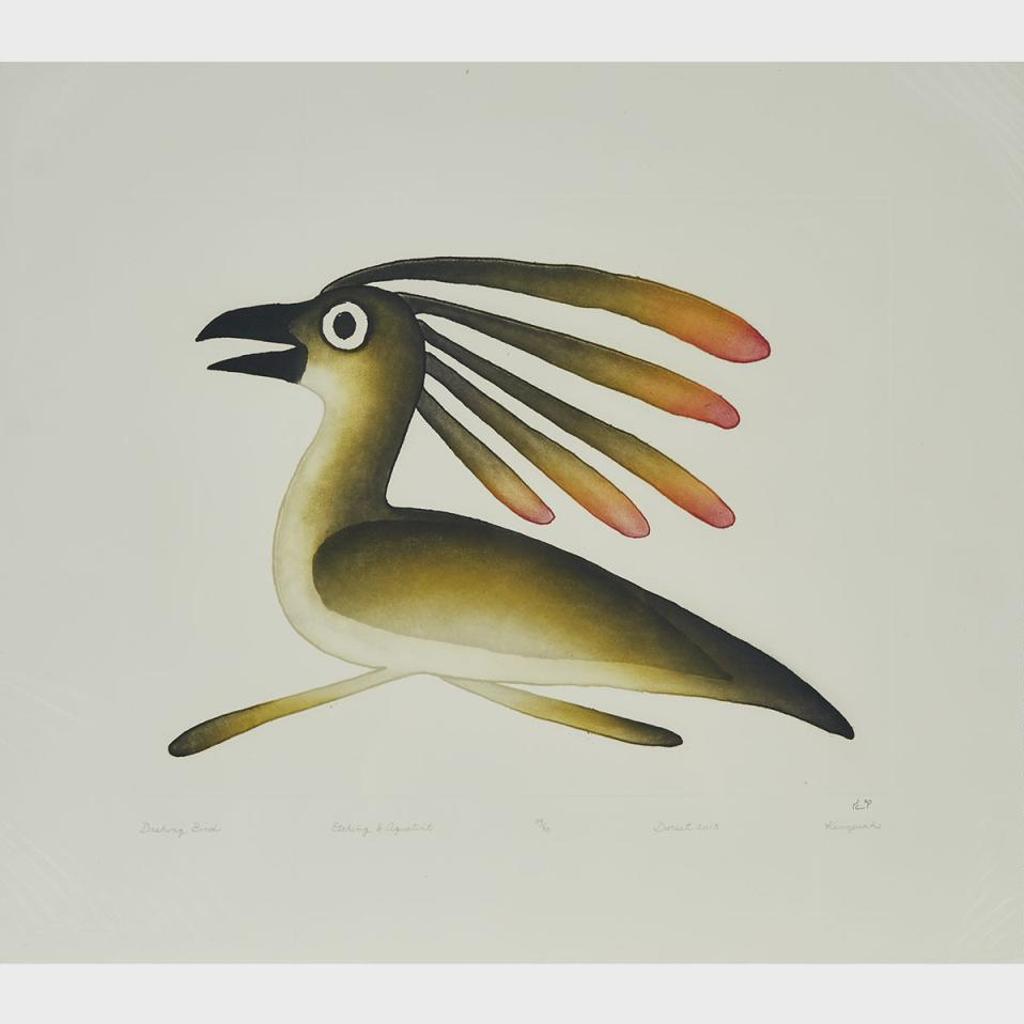 Kenojuak Ashevak (1927-2013) - Dashing Bird