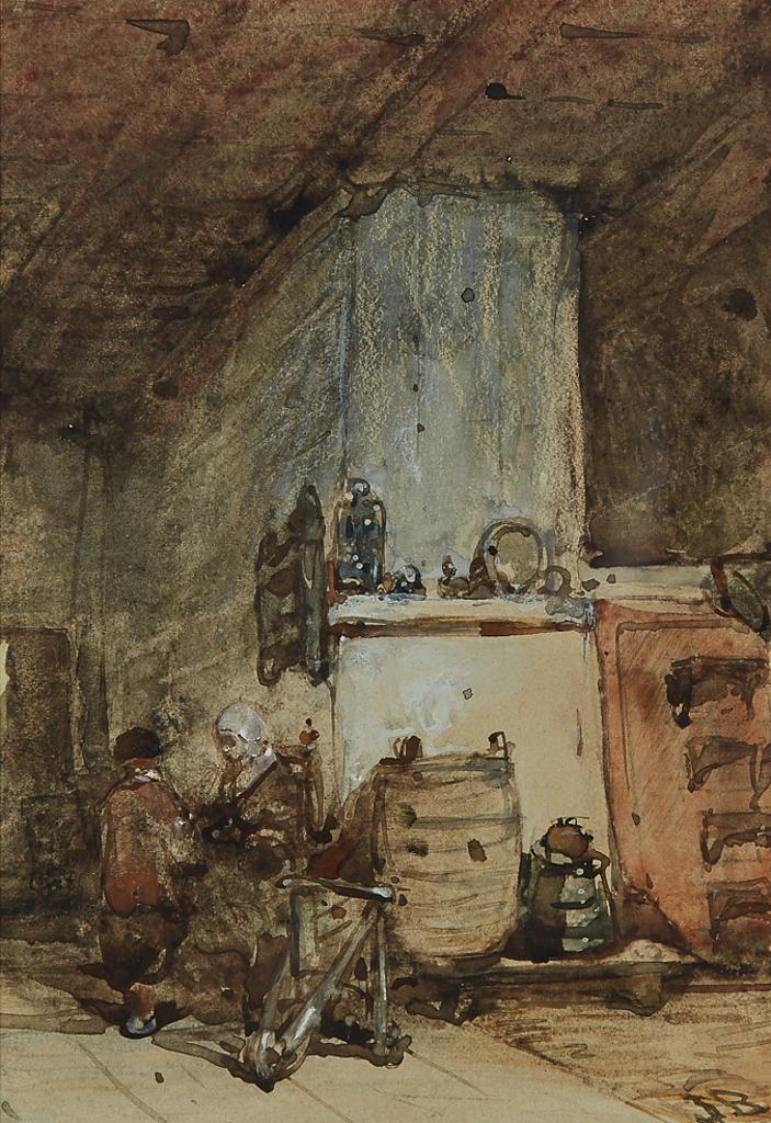 Johannes Bosboom (1817-1891) - Interior Of A House, 1860's