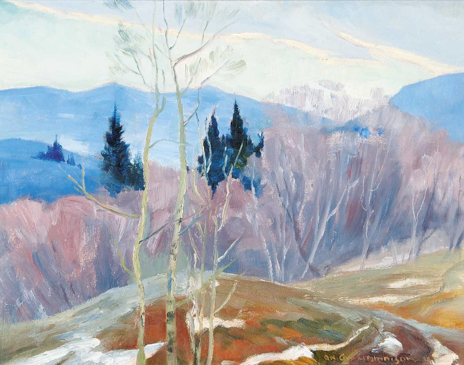 Orestes Nicholas (Rick) Grandmaison (1932-1985) - March Skies, Alta.