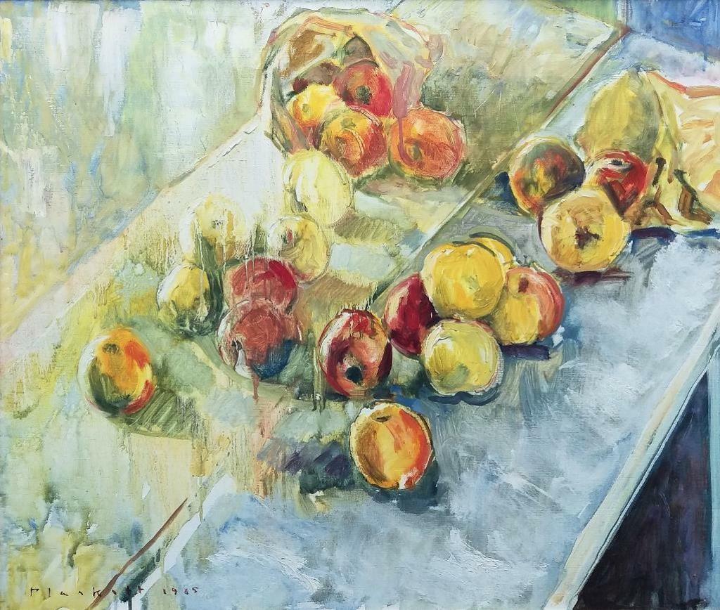 Joseph (Joe) Francis Plaskett (1918-2014) - Apples and Mirror, 1985