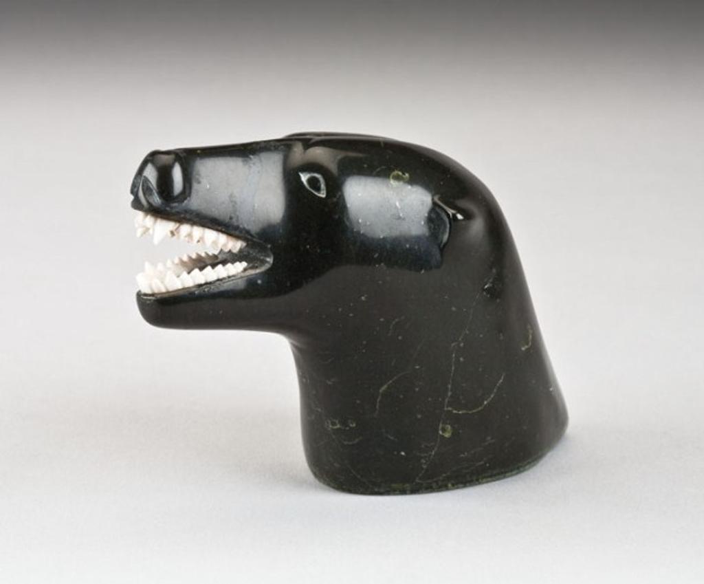 Zebedee Tattatuapik Enoogoo (1931) - Snarling head of a bear, ca. 1980s