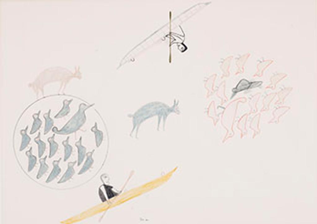 Jessie Oonark (1906-1985) - Baker Lake Drawing