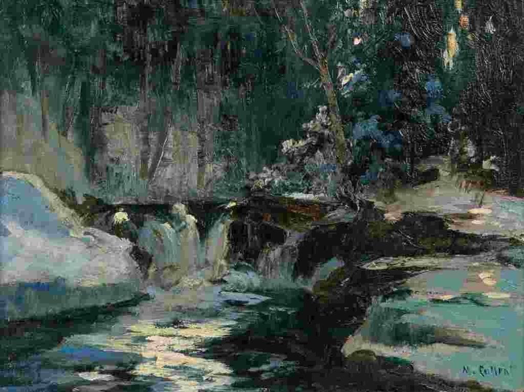 Maurice Galbraith Cullen (1866-1934) - Untitled (winter river landscape)