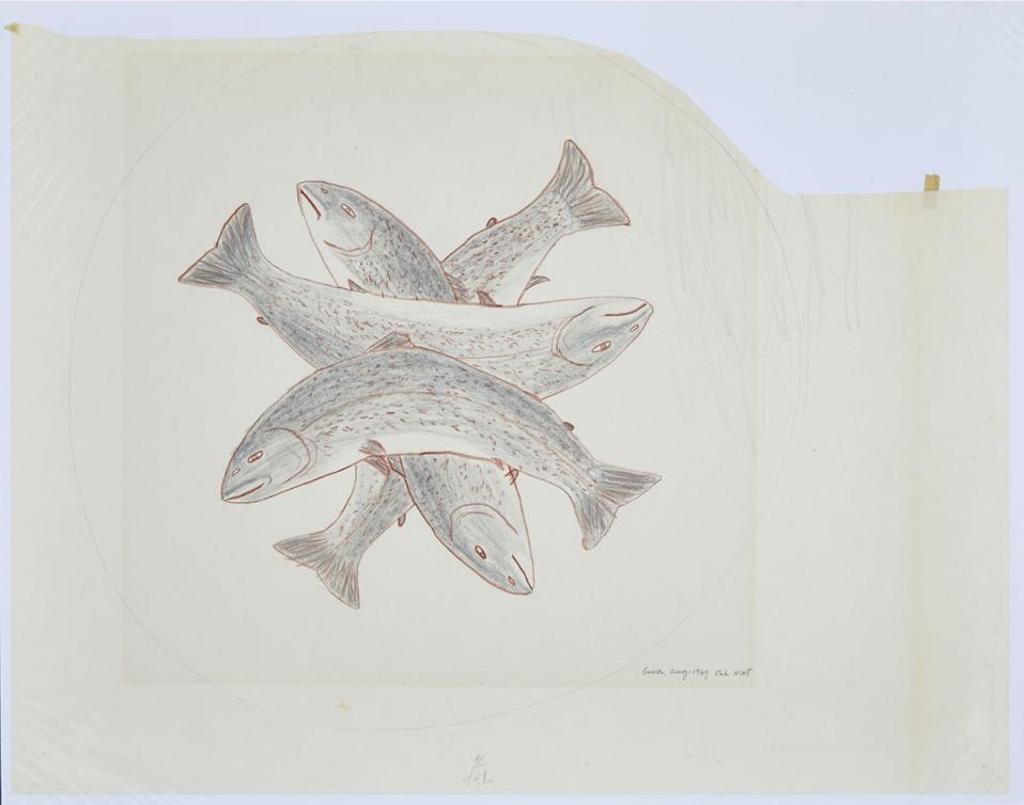Marjorie Esa (1934) - Untitled (Pile Of Fish)