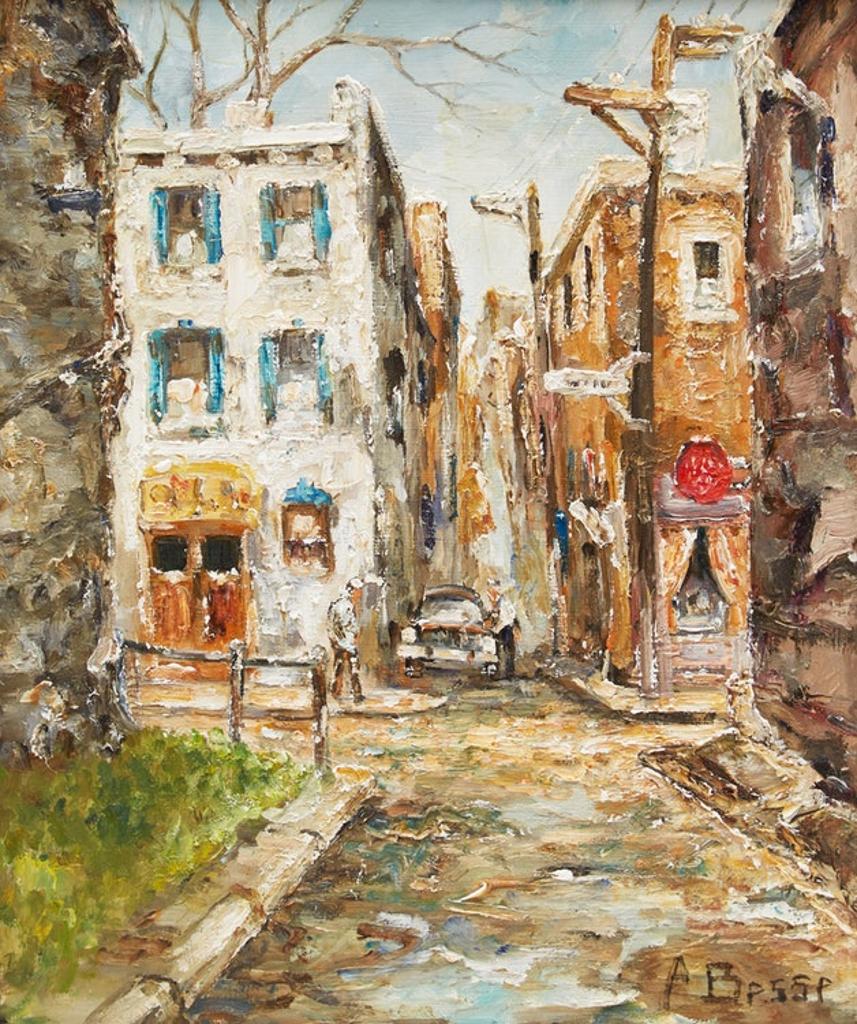 Andre Besse (1922-1972) - Une ruelle, Montréal