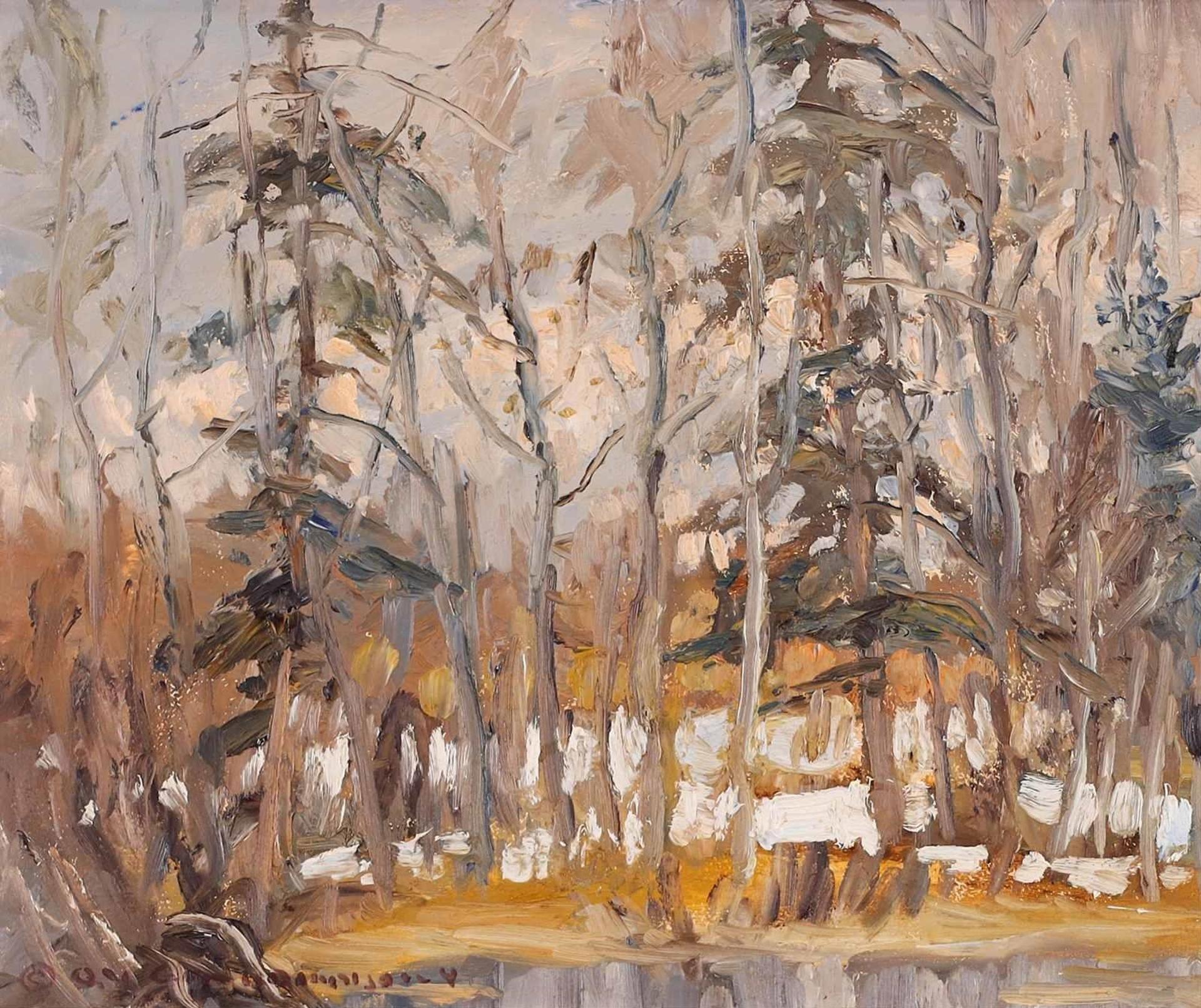 Orestes Nicholas (Rick) Grandmaison (1932-1985) - Spring Poplar & Spruce; 1979