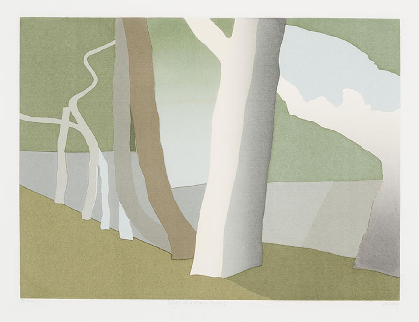 Toni (Norman) Onley (1928-2004) - Edge of a Dark Forest