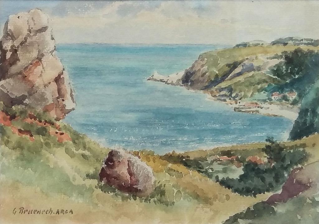George Robert Bruenech (1851-1916) - Seaside Cove