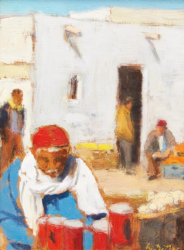 Antoine Bittar (1957) - Market Street, Douz, Tunisia
