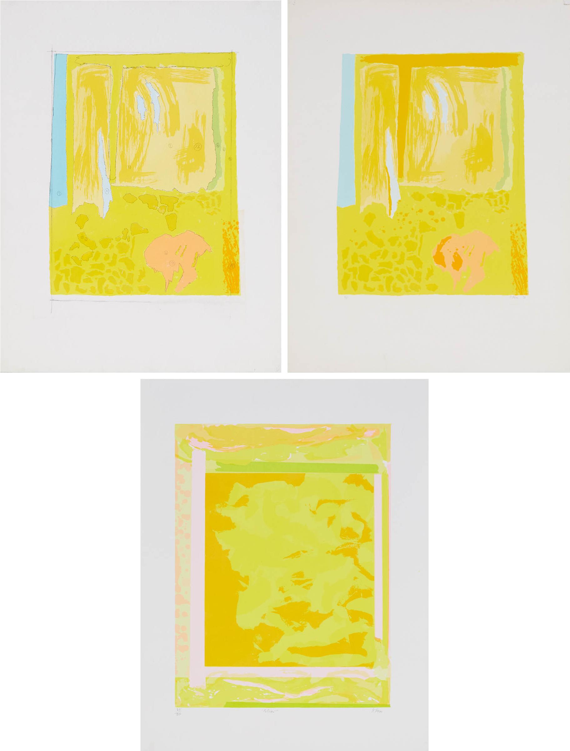 John Richard Fox (1927-2008) - Alvar (Three Variations), 1973