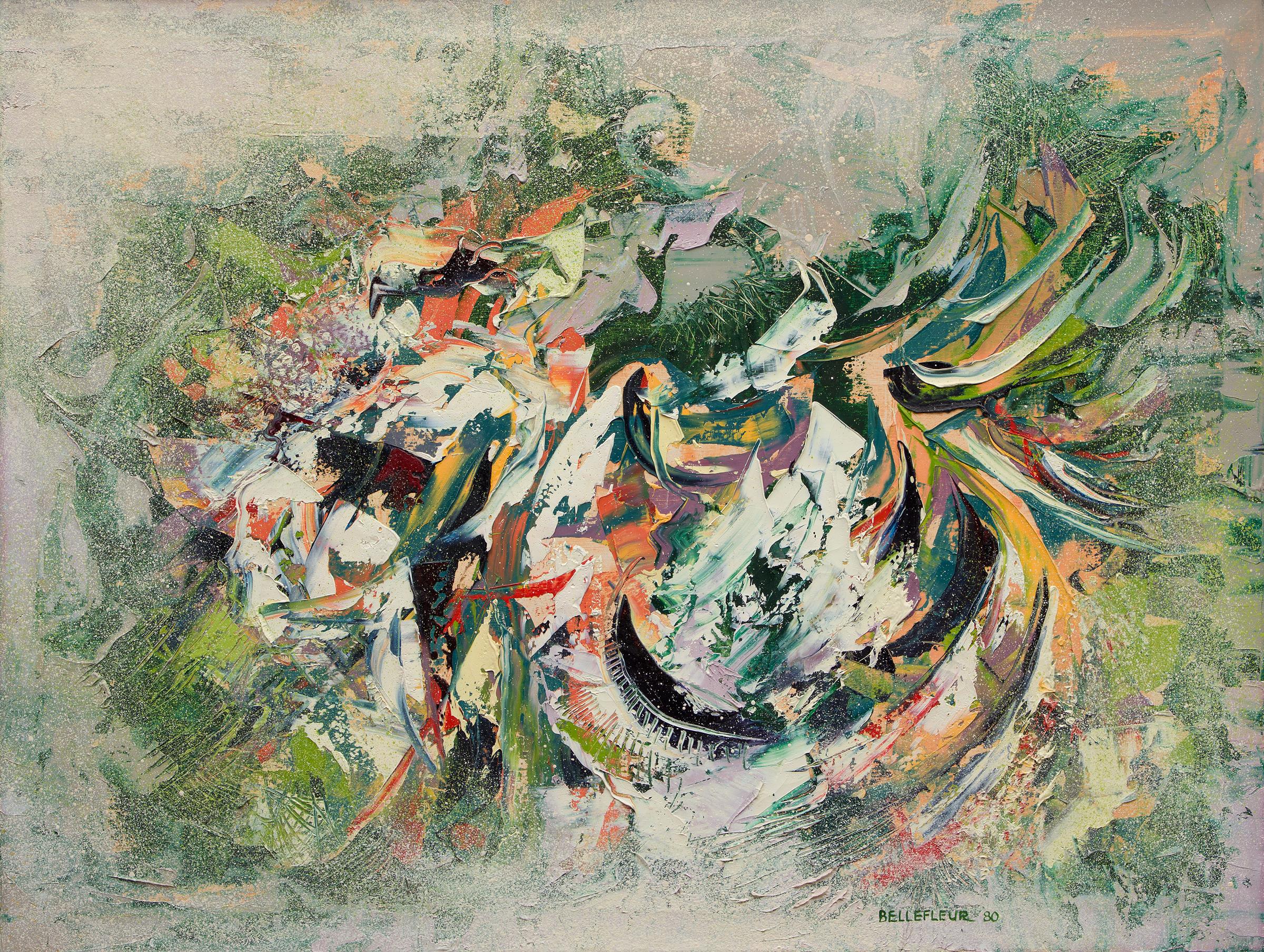 Léon Bellefleur (1910-2007) - Imprévu sur mer, 1980