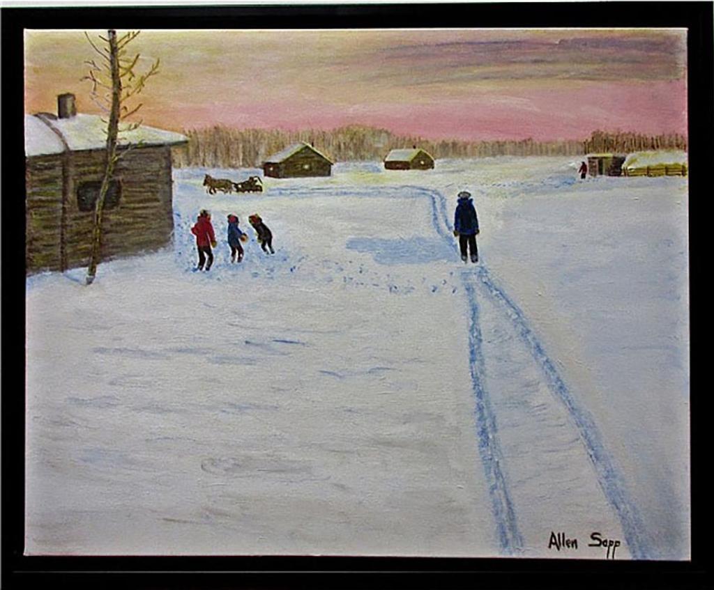 Allen Fredrick Sapp (1929-2015) - Untitled (A Winter Day)