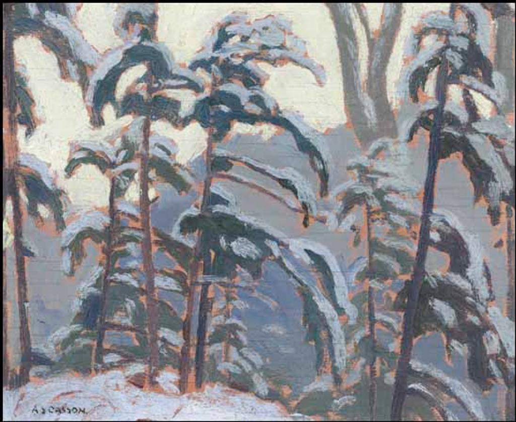Alfred Joseph (A.J.) Casson (1898-1992) - Winter Scene