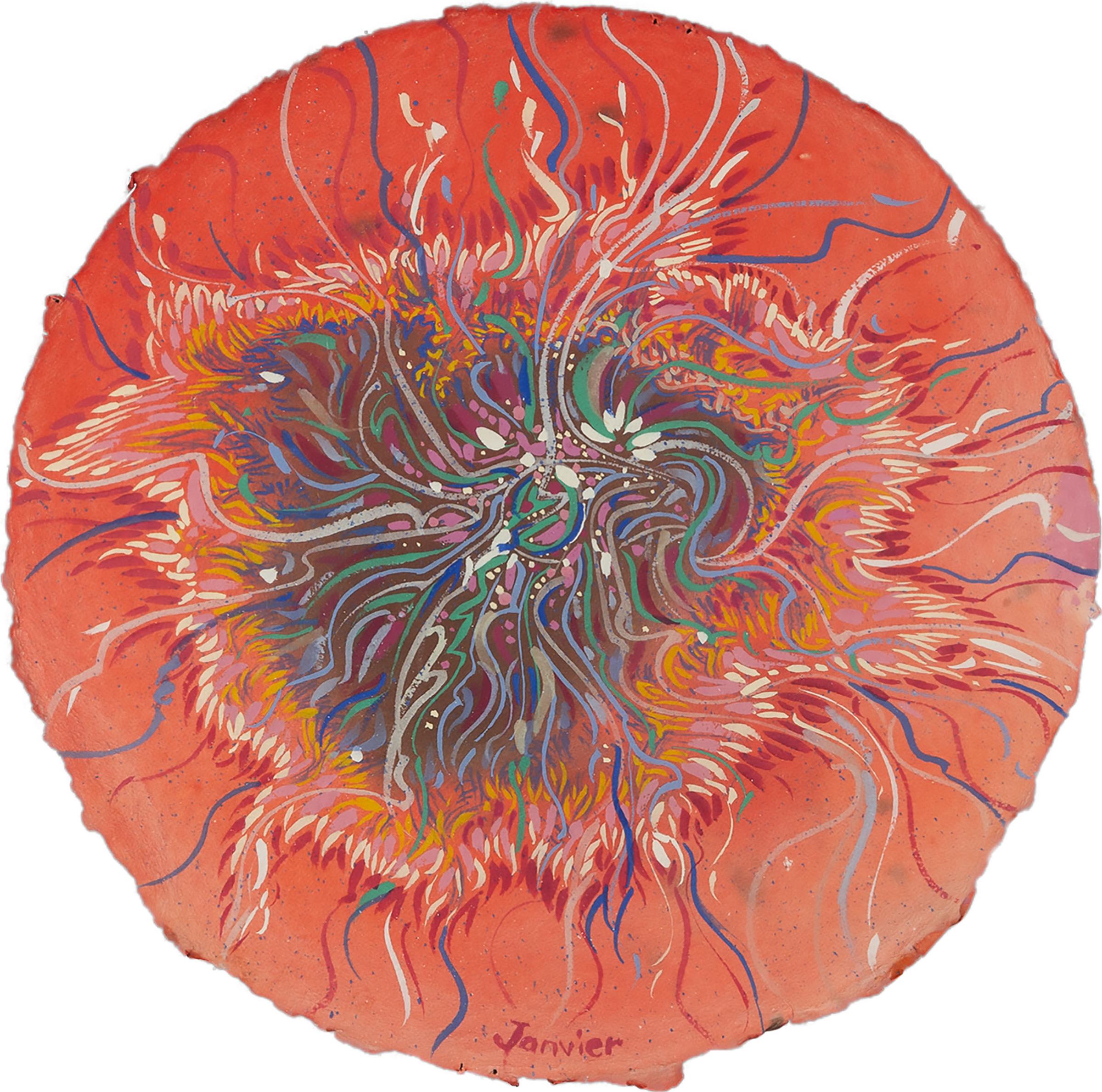 Alex Simeon Janvier (1935) - Spring Burst, 2005