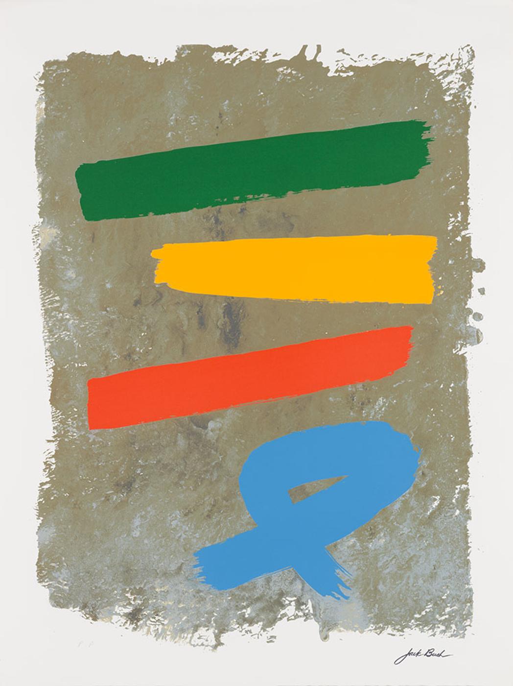 Jack Hamilton Bush (1909-1977) - Three and Blue Loop