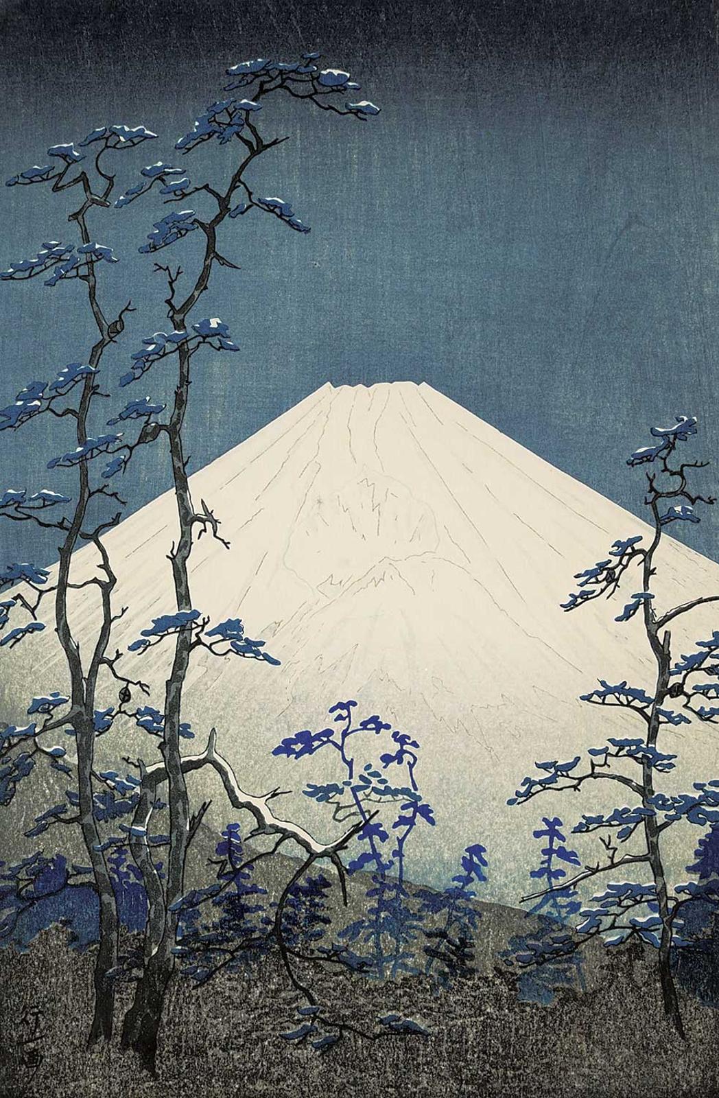 Koichi Okada - Untitled - Fuji Through the Trees