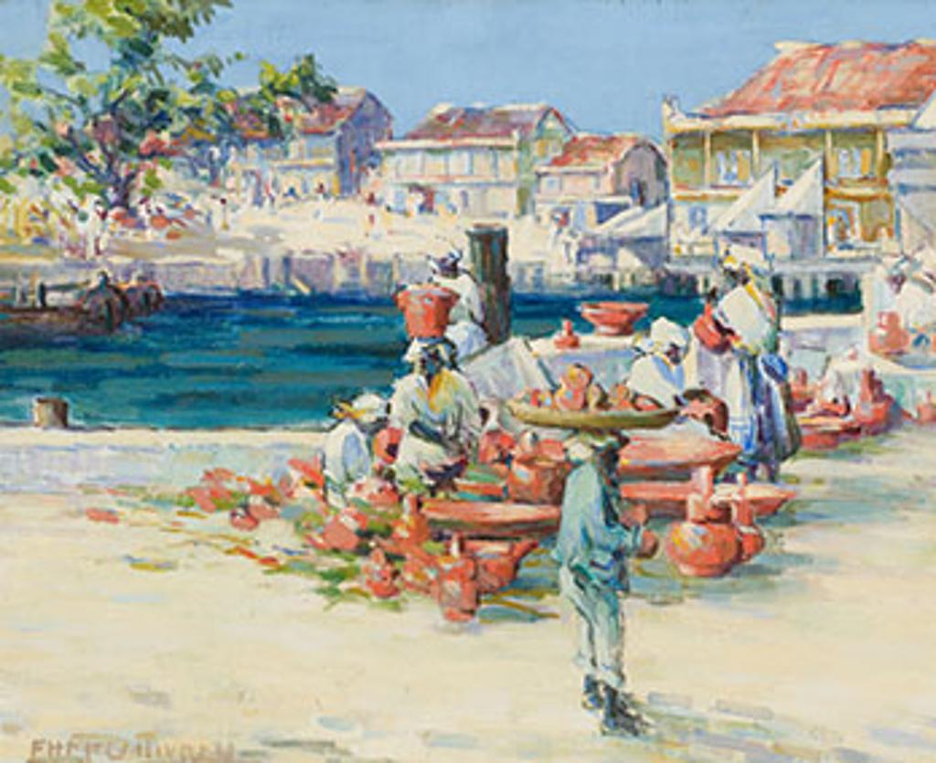 Florence Helena Mcgillivray (1864-1938) - West Indies Market Scene