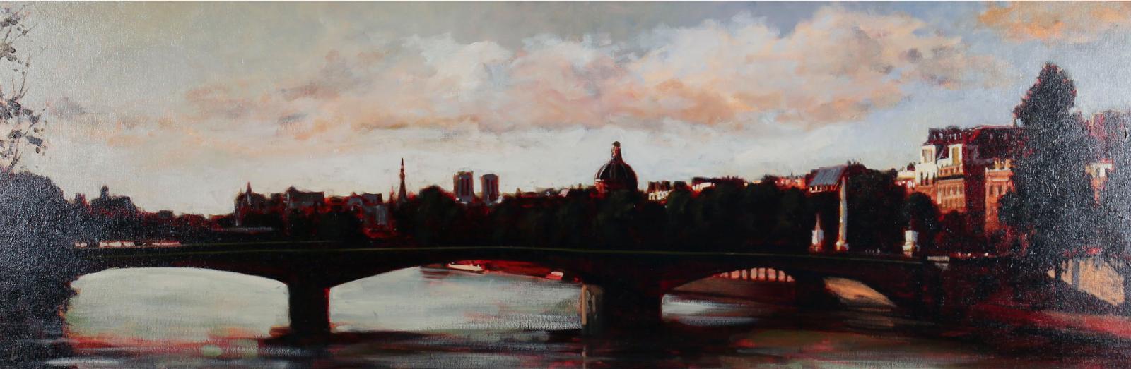 Bernard Aime Poulin (1945) - Le Pont Royal Paris, 2005