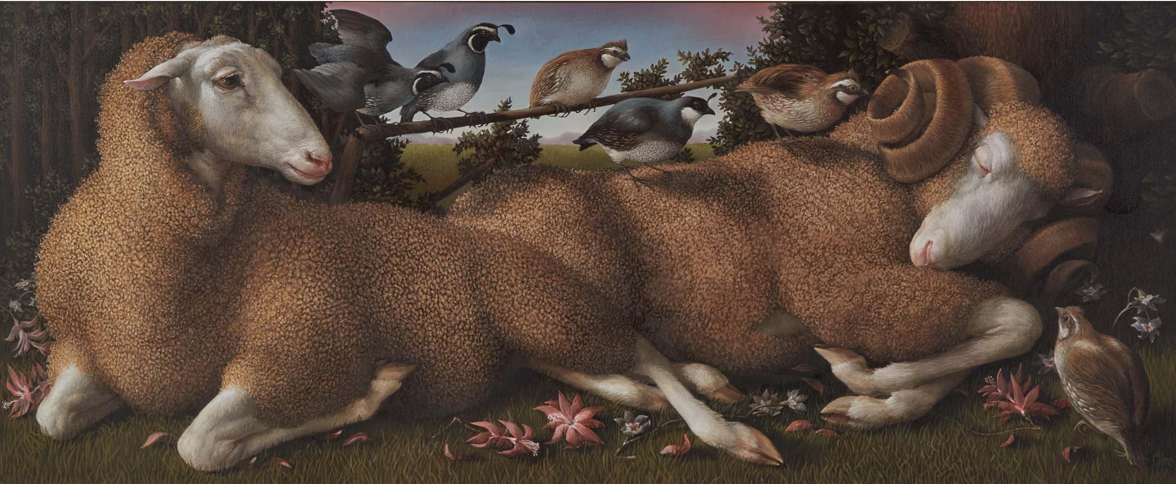 Lindee Climo (1948) - Venus And Mars After Botticelli (#2), 1998
