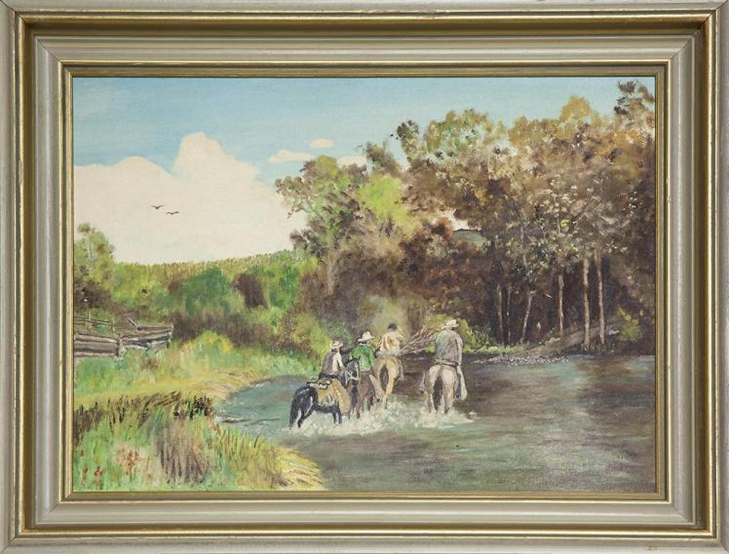 Phil A. Tucker - Untitled - Crossing a Stream