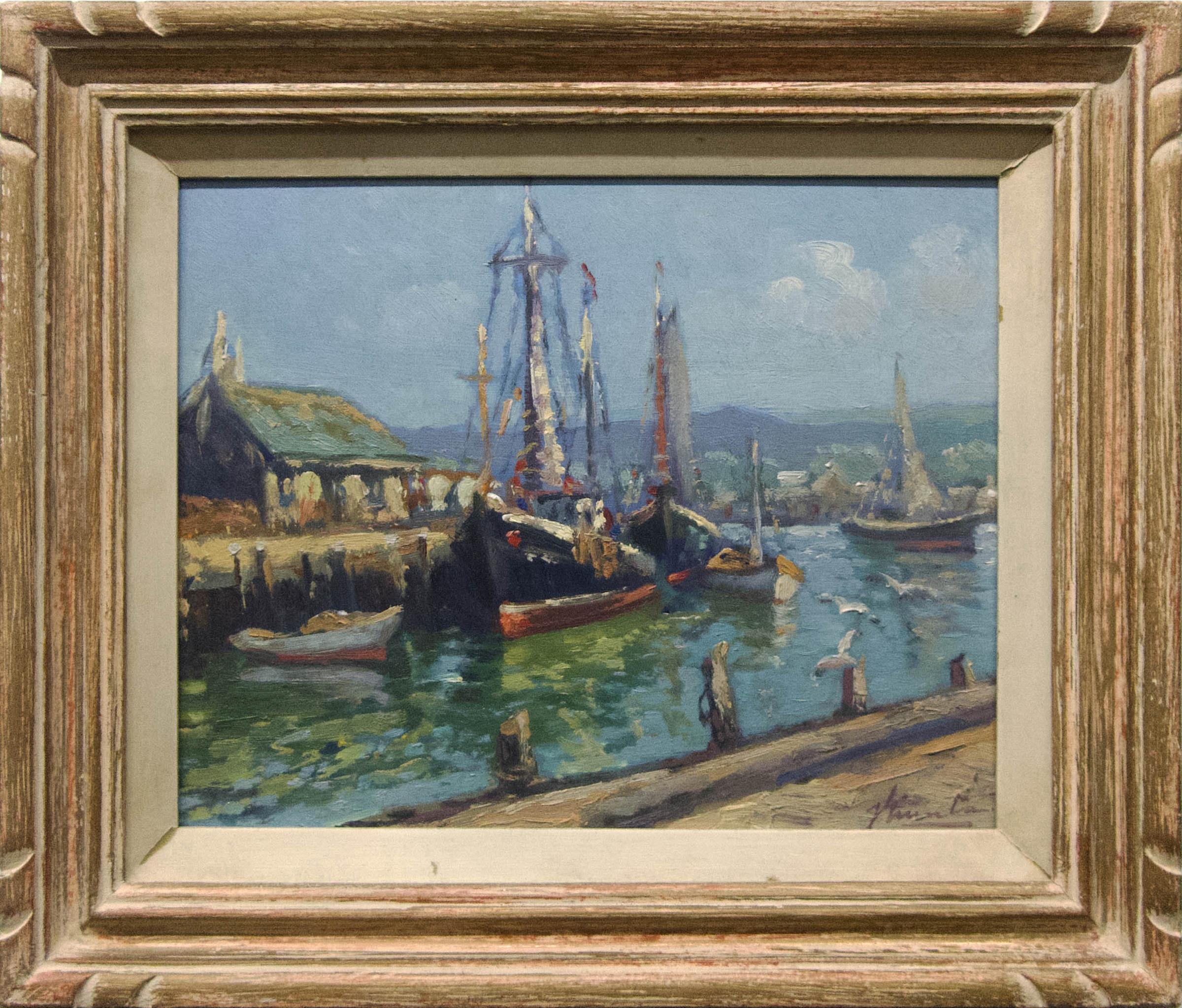 Joseph Giunta (1911-2001) - Fishing Schooners, Mass., Us.