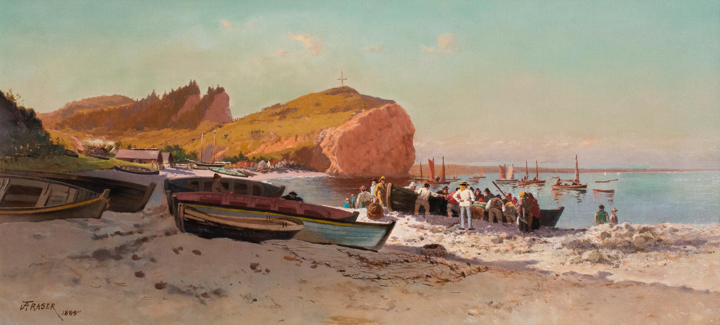 John Arthur Fraser (1838-1898) - North Cove, Percé, Gaspé, Québec, 1885