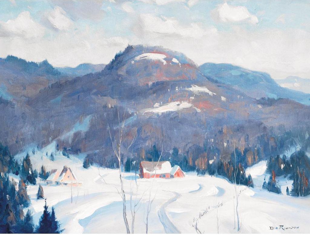 Eric J.B. Riordon (1906-1948) - Winter Afternoon, St. Adele Country