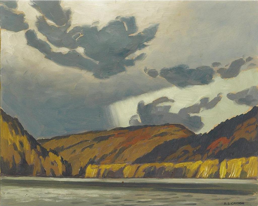 Alfred Joseph (A.J.) Casson (1898-1992) - Evening - Greenan Lake