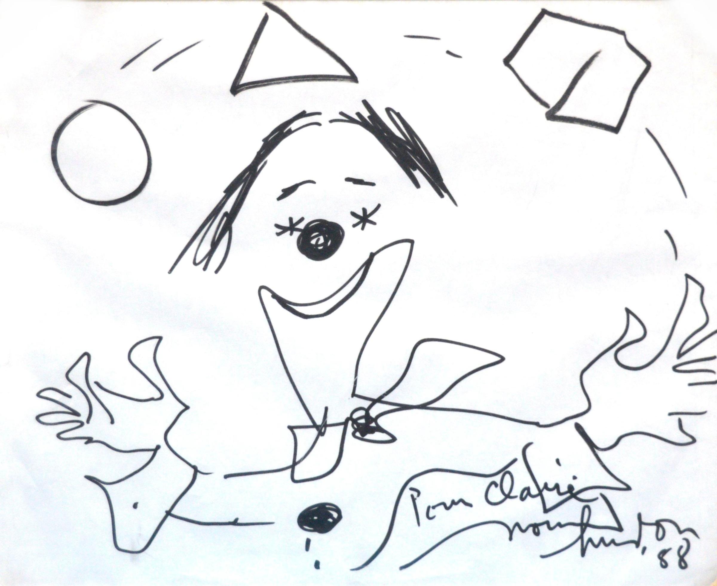 Normand Hudon (1929-1997) - drawing, 