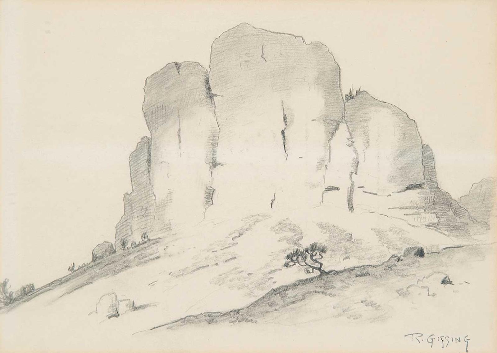 Roland Gissing (1895-1967) - Untitled - Badlands