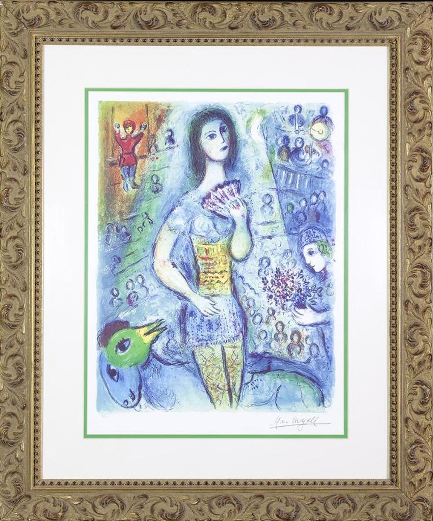 Marc Chagall (1887-1985) - Untitled - Woman With Fan