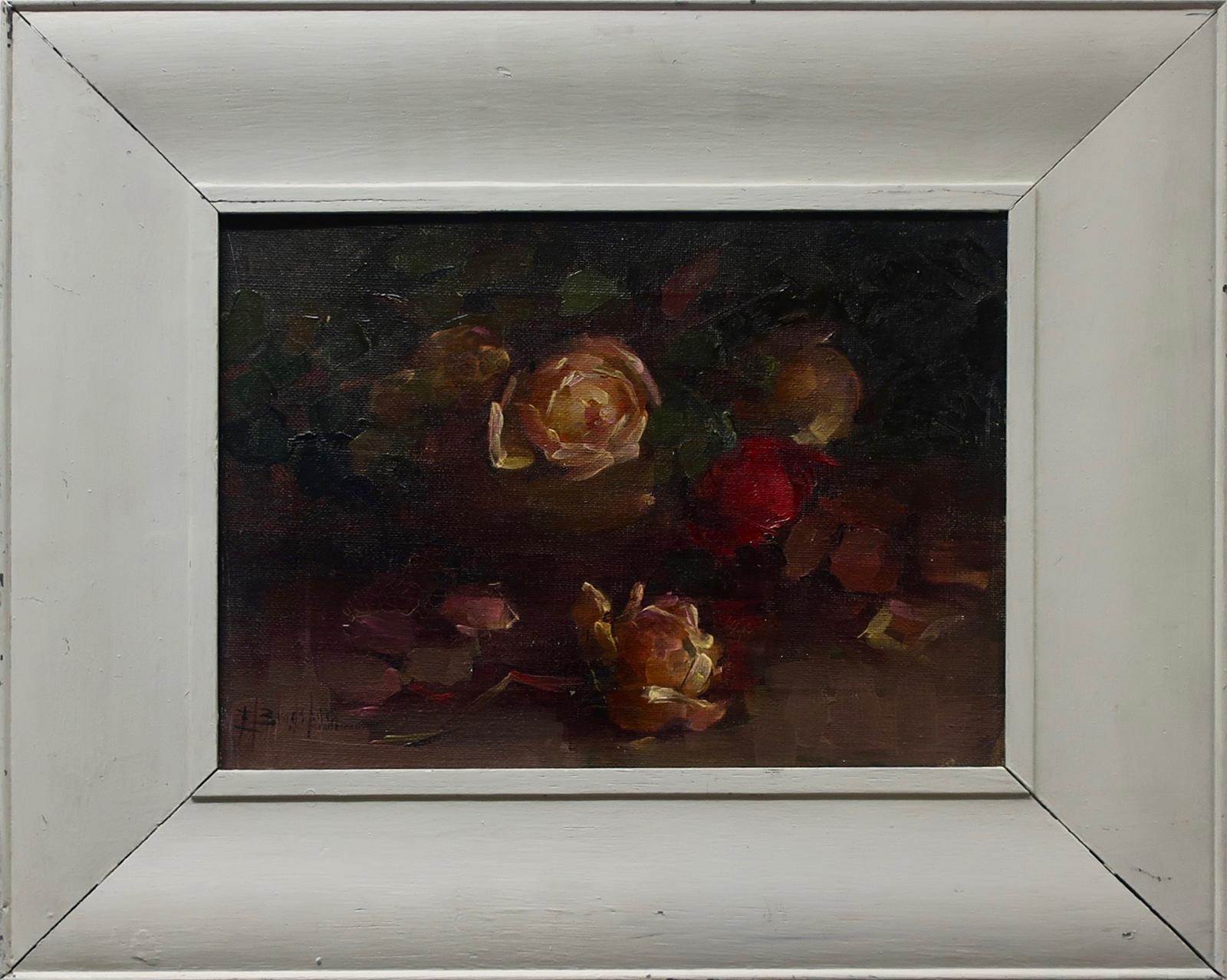 Eva Theresa Bradshaw (1871-1938) - Still Life - Roses