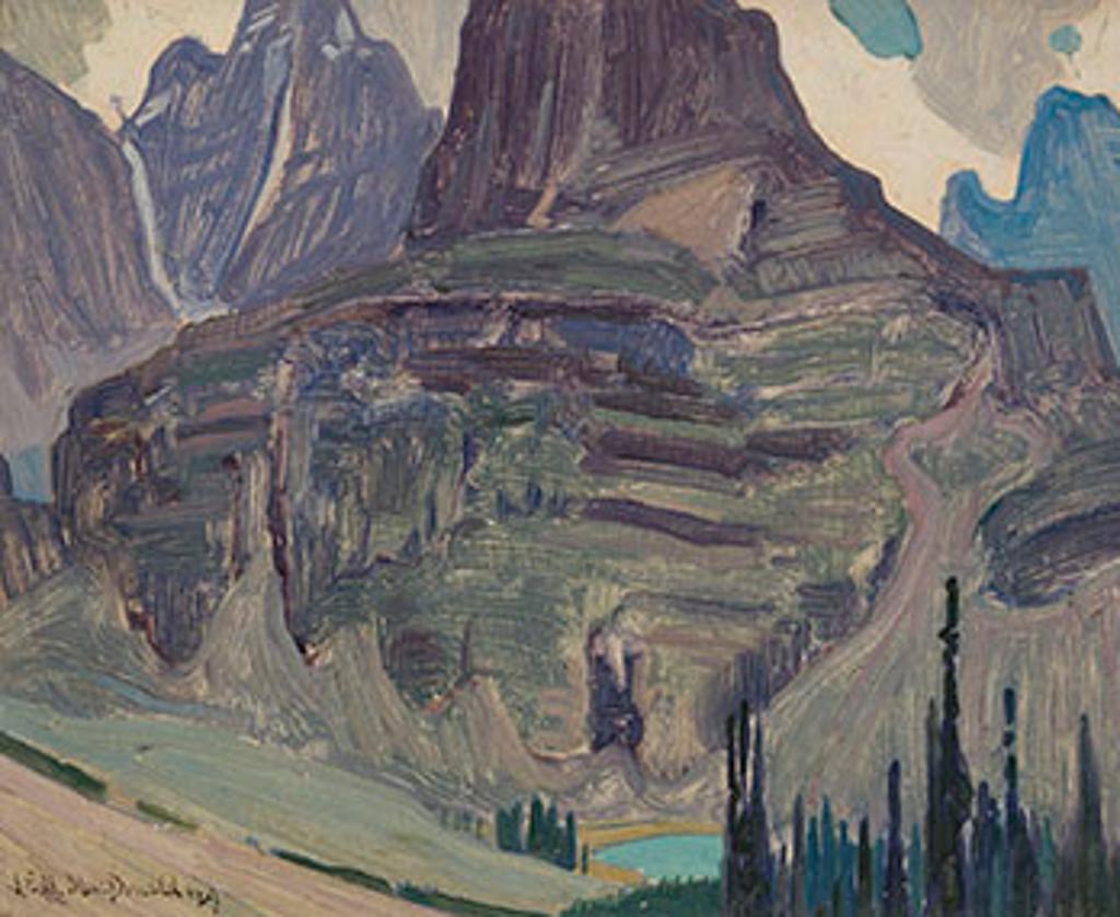 James Edward Hervey (J.E.H.) MacDonald (1873-1932) - Peaks Above Lake O'Hara