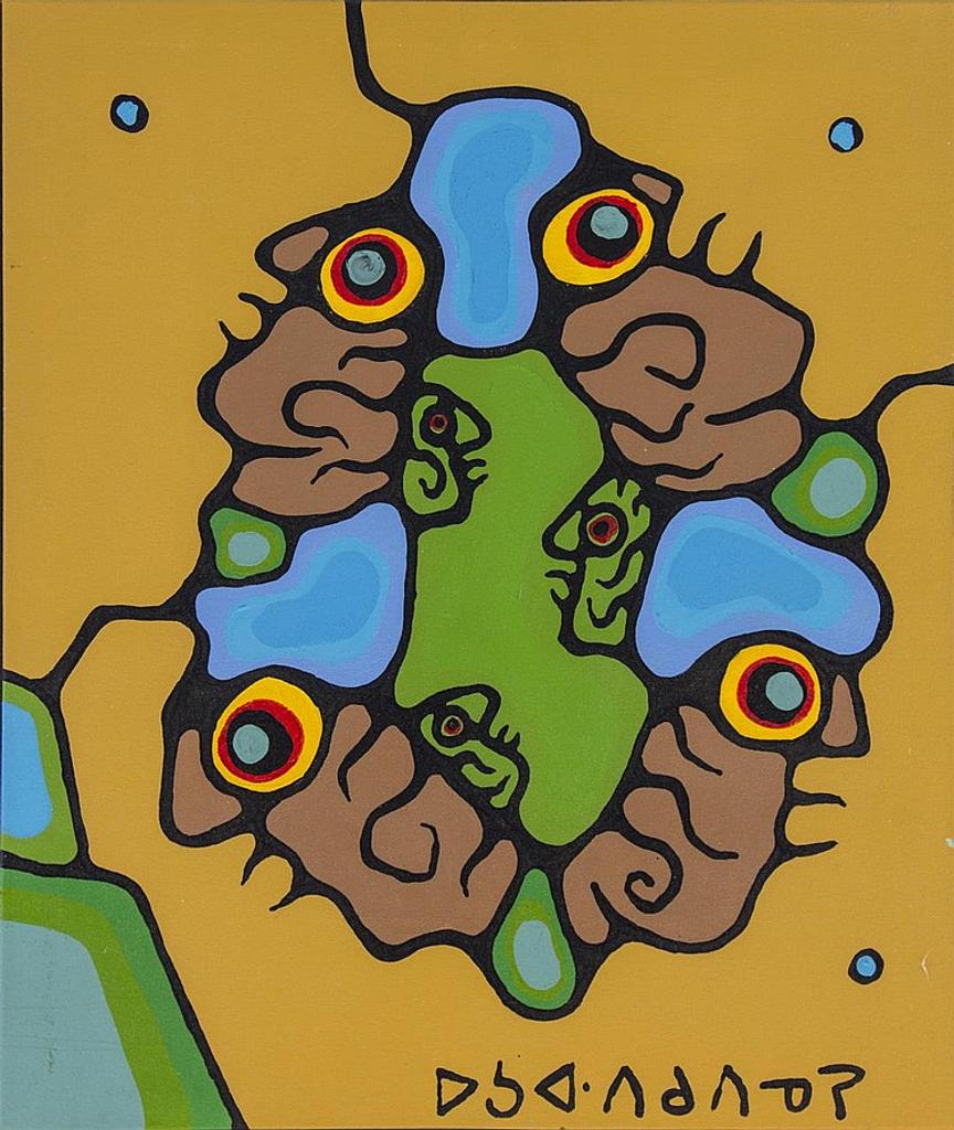 Norval H. Morrisseau (1931-2007) - Seven Watching Spirits