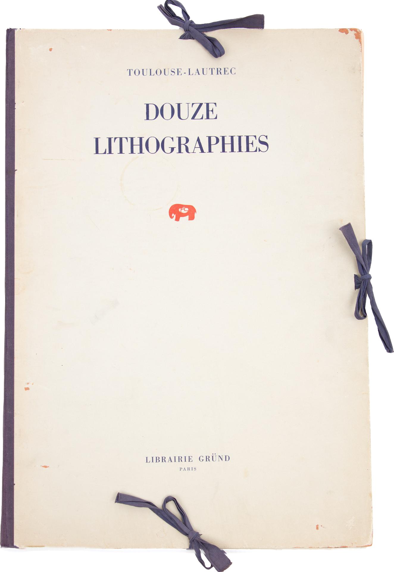 Henri de Toulouse-Lautrec (1864-1901) - Douze lithographies, 1948