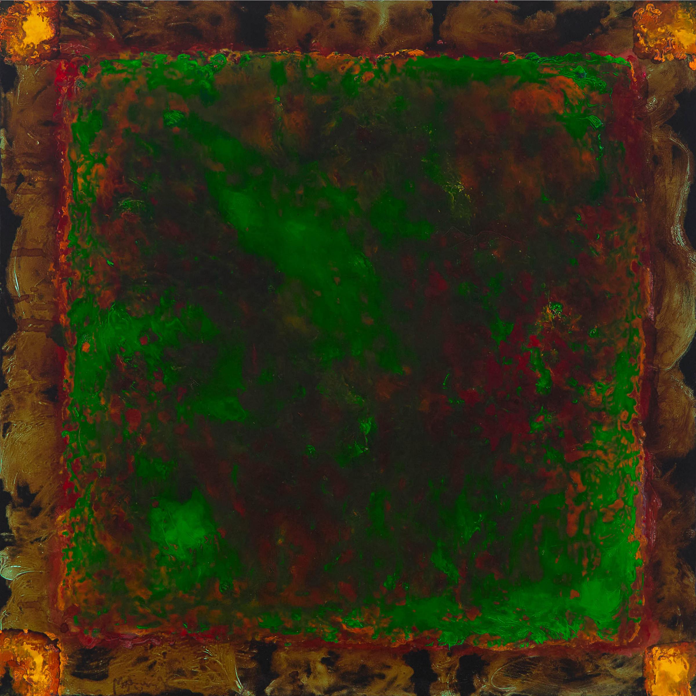 Jean Albert McEwen (1923-1999) - Miroir Sans Image Vert #8, 1971