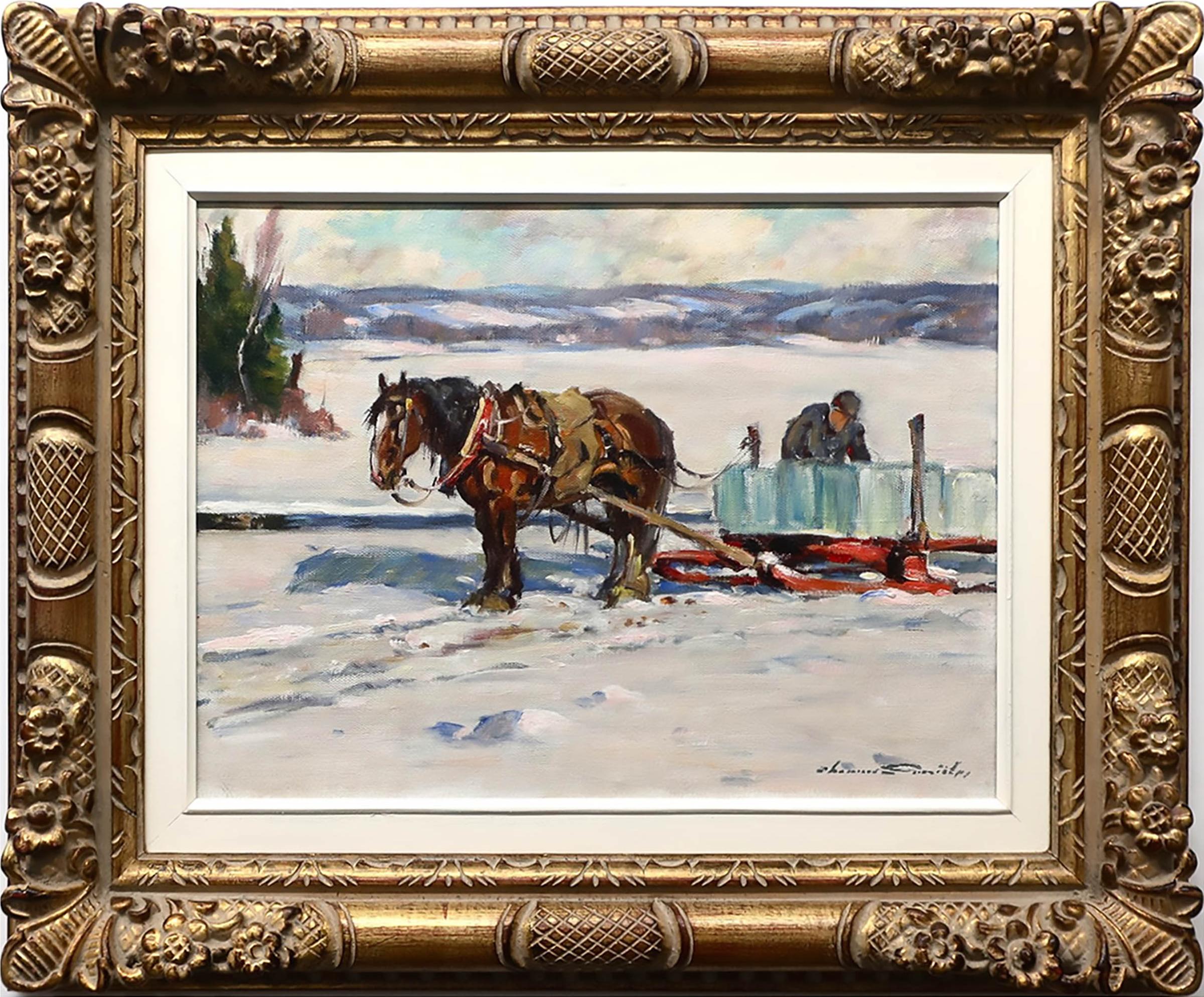 Thomas Hilton Garside (1906-1980) - Untitled (Ice Cutter)