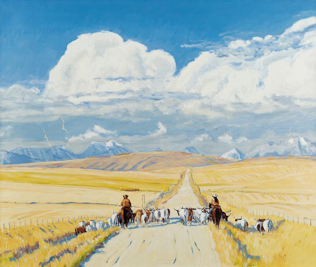 Robert Francis Michael McInnis (1942) - Herding the Cattle