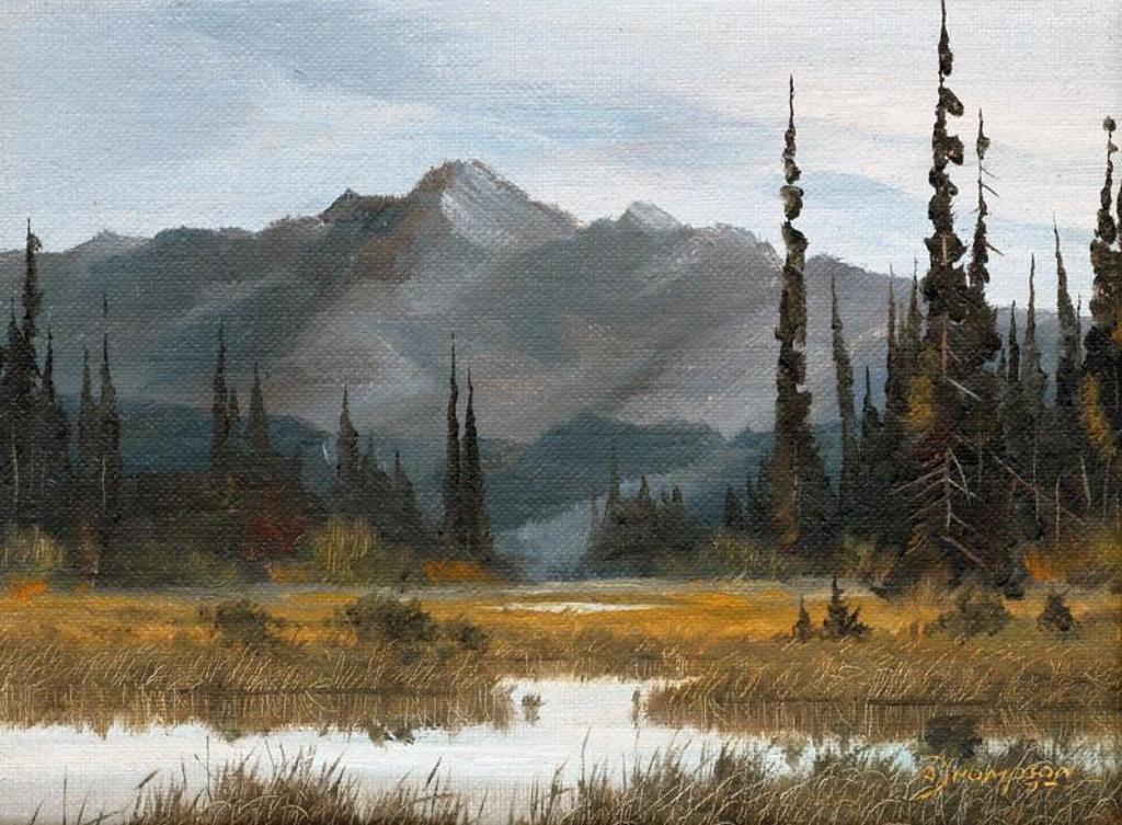 Allan Robert Thompson (1949) - Mountain Landscape, Autumn; 1977